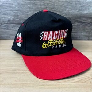 Vintage Racing Collectables Hat Cap Snap Back Black Club Of America Cars